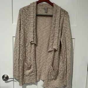 Chico’s Loose Knit Cardigan Sz 3/XL